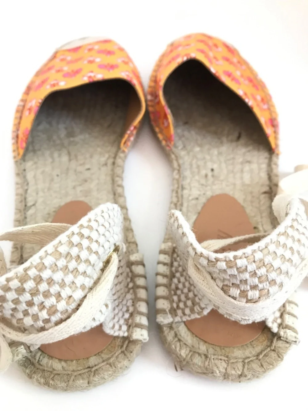 J. CREW FACTORY Ankle Wrap Espadrille Sandal Size 9.5